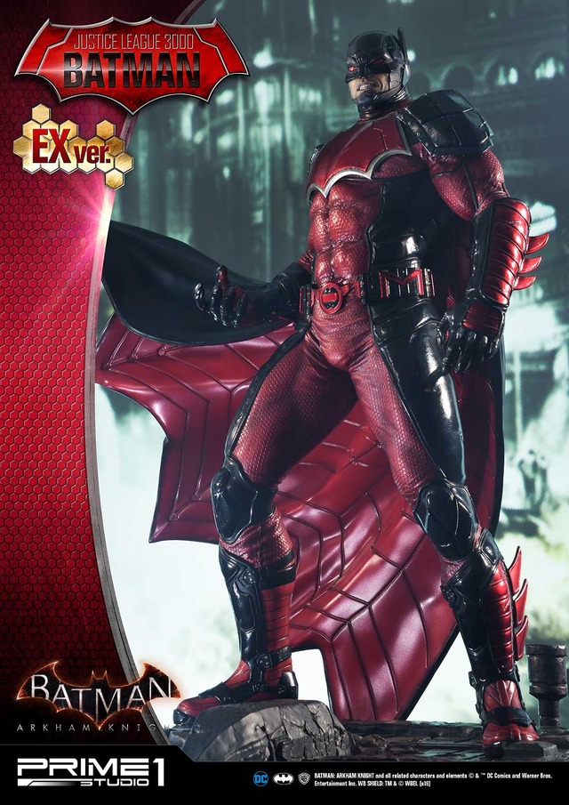 「コンセプトマスターライン バットマン：アーカム・ナイト ジャスティス・リーグ 3000バットマン EX版」48,900円（税別）BATMAN: ARKHAM KNIGHT and all related characters and elements （C） & TM DC Comics and Warner Bros. Entertainment Inc. WB SHIELD: TM & （C） WBEI. (s19)