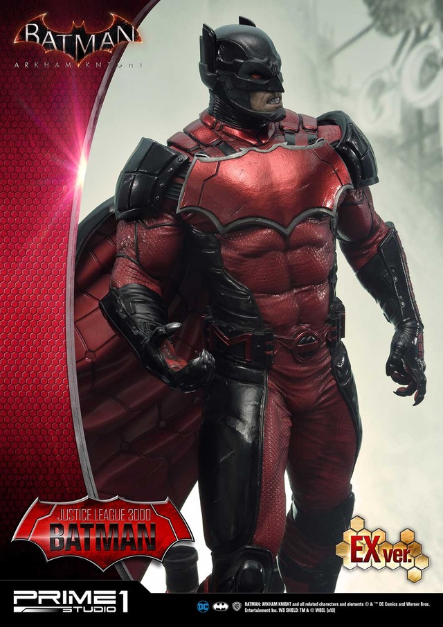 「コンセプトマスターライン バットマン：アーカム・ナイト ジャスティス・リーグ 3000バットマン EX版」48,900円（税別）BATMAN: ARKHAM KNIGHT and all related characters and elements （C） & TM DC Comics and Warner Bros. Entertainment Inc. WB SHIELD: TM & （C） WBEI. (s19)