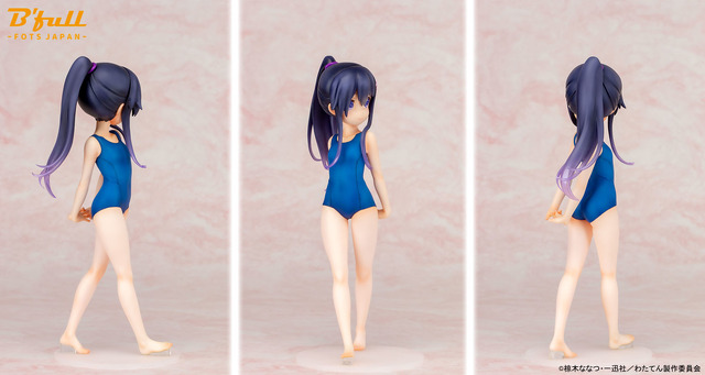 「私に天使が舞い降りた！ 『白咲 花』スクール水着ver. 塗装済み完成品フィギュア」11,000円（税別）（C）椋木ななつ・一迅社／わたてん製作委員会