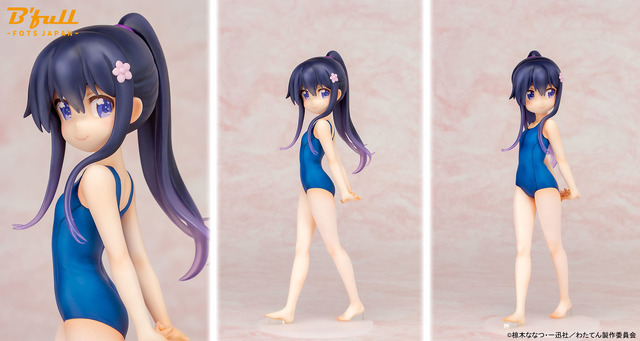 「私に天使が舞い降りた！ 『白咲 花』スクール水着ver. 塗装済み完成品フィギュア」11,000円（税別）（C）椋木ななつ・一迅社／わたてん製作委員会