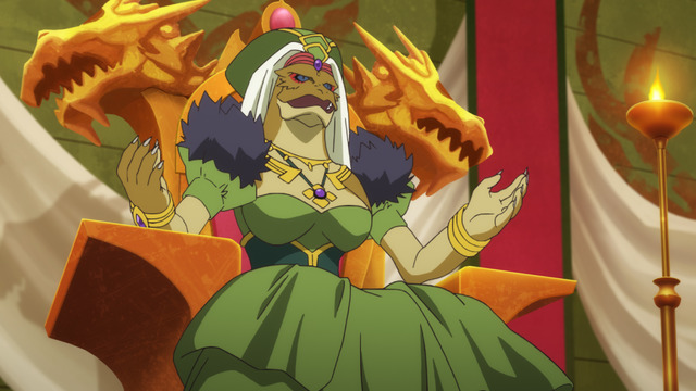 『慎重勇者～この勇者が俺TUEEEくせに慎重すぎる～』第6話「竜王なのにズルすぎる」先行カット（C）土日月・とよた瑣織／KADOKAWA／慎重勇者製作委員会