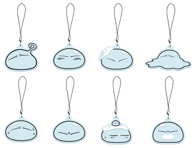 「一番くじ 転生したらスライムだった件 ～リムル様といっしょ～」F賞：リムル様だらけのラバーストラップ(全8種)1回700円（税込）（C）川上泰樹・伏瀬・講談社／転スラ製作委員会