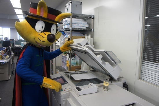 コピーをお手伝い。