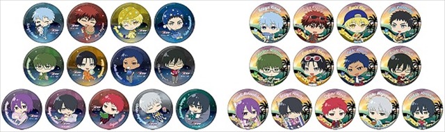 「セガコラボカフェ 黒子のバスケ」スタンド付きデフォルメアクリルキーホルダー～パジャマver.～／スタンド付きデフォルメアクリルキーホルダー～バーベキューver.～（C）藤巻忠俊／集英社・黒子のバスケ製作委員会（C）SEGA