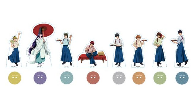 「ヒカルの碁カフェ」「BIGアクリルスタンド」全8種・各1,600円（税込）（C）ほったゆみ・HMC・小畑健・ノエル／集英社・テレビ東京・電通・ぴえろ