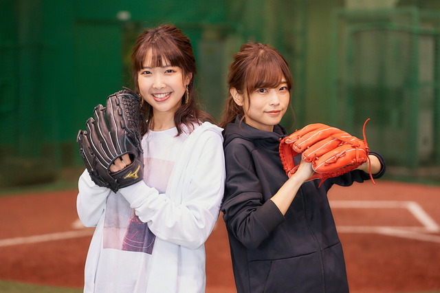 西田望見＆立花理香ペアが野球対決！ 対戦相手に“あの伝説的選手”が出現？【「八月のシンデレラナイン」BD発売記念】