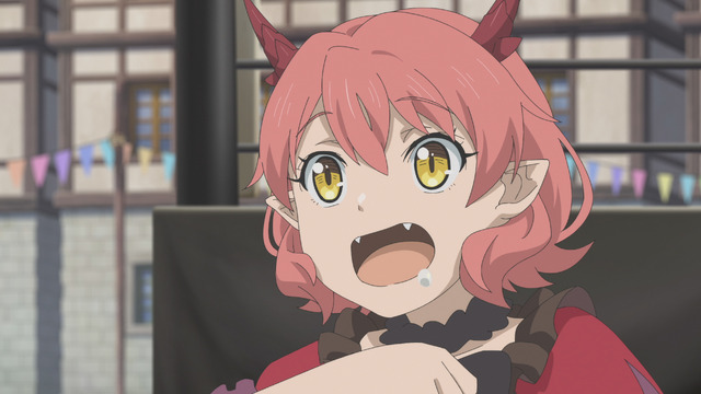 『旗揚！けものみち』第8話「ケモナー×興行」先行カット（C）2019 暁なつめ／まったくモー助／夢唄／KADOKAWA／けものみち製作委員会