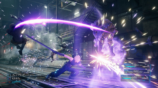 『FF7  リメイク』難易度「CLASSIC」で、懐かしの「コマンドバトル」が楽しめる！ エアリスやバレットのキービジュアルも美しい・・・