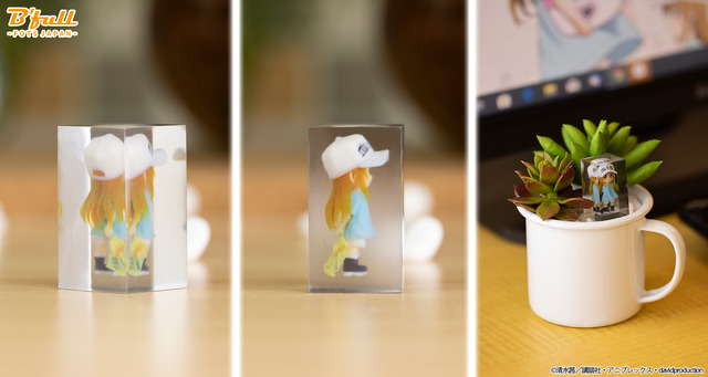 はたらく細胞「血小板」フルカラー3Dクリスタルフィギュア980円（税抜）（C）清水茜／講談社・アニプレックス・davidproduction