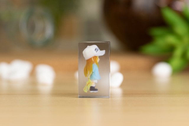 はたらく細胞「血小板」フルカラー3Dクリスタルフィギュア980円（税抜）（C）清水茜／講談社・アニプレックス・davidproduction