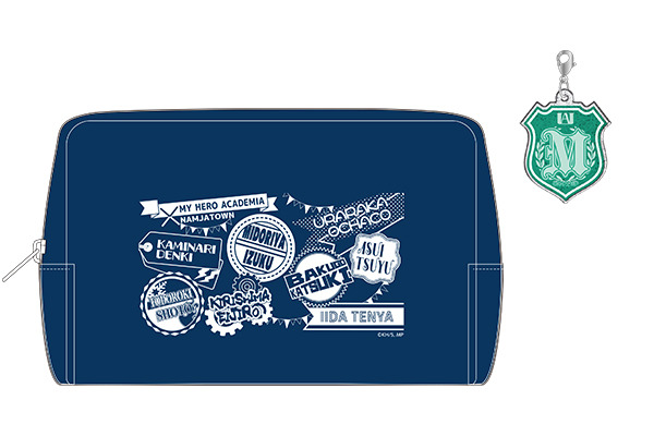 「僕のヒーローアカデミア in ナンジャタウン ～ヒーローたちの休日～」チャーム付きマルチケース(全8種)各1,800円（C）堀越耕平／集英社・僕のヒーローアカデミア製作委員会（C）2019「僕のヒーローアカデミアTHE MOVIE」製作委員会 （C）堀越耕平／集英社