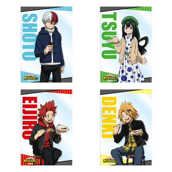 「僕のヒーローアカデミア in ナンジャタウン ～ヒーローたちの休日～」ナンジャタウン名物！餃子ガラポン「C賞：クリアシート」500円/1回（C）堀越耕平／集英社・僕のヒーローアカデミア製作委員会（C）2019「僕のヒーローアカデミアTHE MOVIE」製作委員会 （C）堀越耕平／集英社