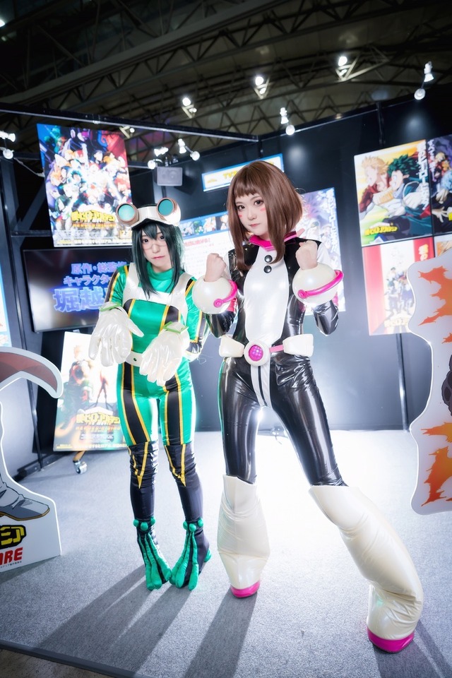 【コスプレ】「僕のヒーローアカデミア」お茶子＆蛙吹梅雨、公式レイヤーの再現クオリティに注目！