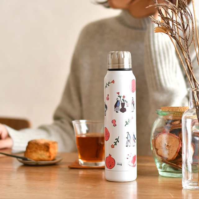 「thermo mug ステンレスボトル」長船派とミックスベリー 3,800円（税抜）(C) 2015-2018 DMM GAMES/Nitroplus