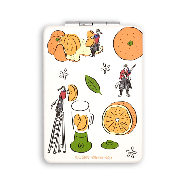 「コンパクトミラー」陸奥守吉行とミカン　1,500円（税抜）(C) 2015-2018 DMM GAMES/Nitroplus