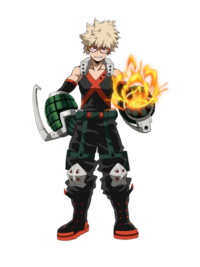 「僕のヒーローアカデミア×JINS」爆豪勝己8,000円（税込）（C）堀越耕平／集英社・僕のヒーローアカデミア製作委員会