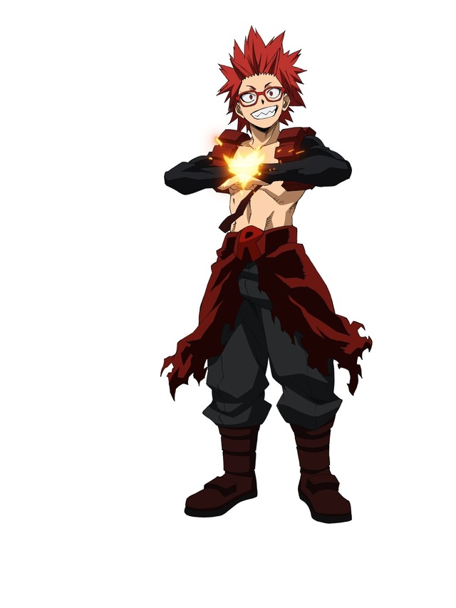 「僕のヒーローアカデミア×JINS」切島鋭児郎8,000円（税込）（C）堀越耕平／集英社・僕のヒーローアカデミア製作委員会