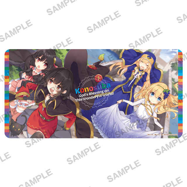 「ラバープレイマット（わがままバスターズ）」3,000円（税抜）（C）暁なつめ・三嶋くろね 発行：株式会社KADOKAWA