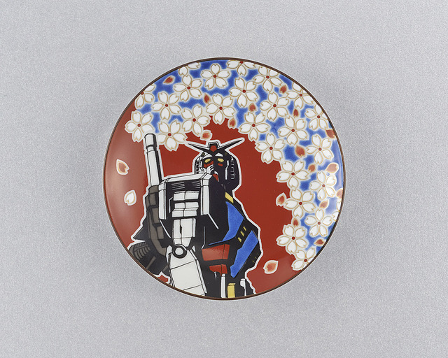 「九谷焼 ガンダム、ユニコーンガンダム 豆皿5枚セット」6,050円（税込／送料・手数料別途）（C）創通・サンライズ