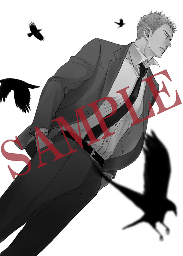 映画『囀る鳥は羽ばたかない The clouds gather』クリアファイル・百目鬼（C）ヨネダコウ・大洋図書／「囀る鳥は羽ばたかない」製作委員会