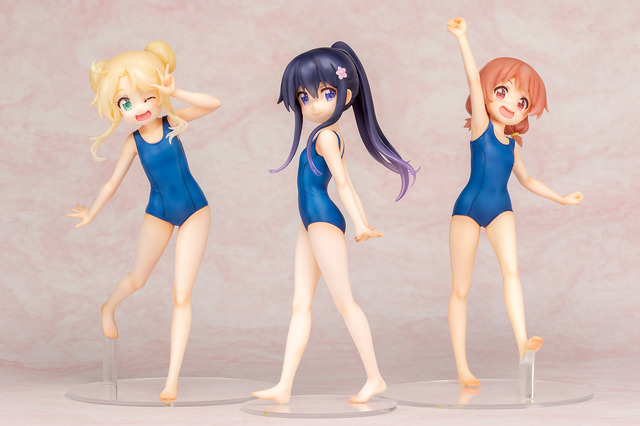 「私に天使が舞い降りた！スクール水着ver.1/7スケール 塗装済み完成品フィギュア」（C）椋木ななつ・一迅社／わたてん製作委員会