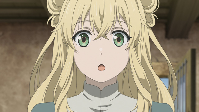 『旗揚！けものみち』第11話「誇り×忠誠」先行カット（C）2019 暁なつめ／まったくモー助／夢唄／KADOKAWA／けものみち製作委員会