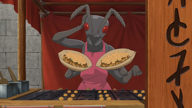 『旗揚！けものみち』第11話「誇り×忠誠」先行カット（C）2019 暁なつめ／まったくモー助／夢唄／KADOKAWA／けものみち製作委員会