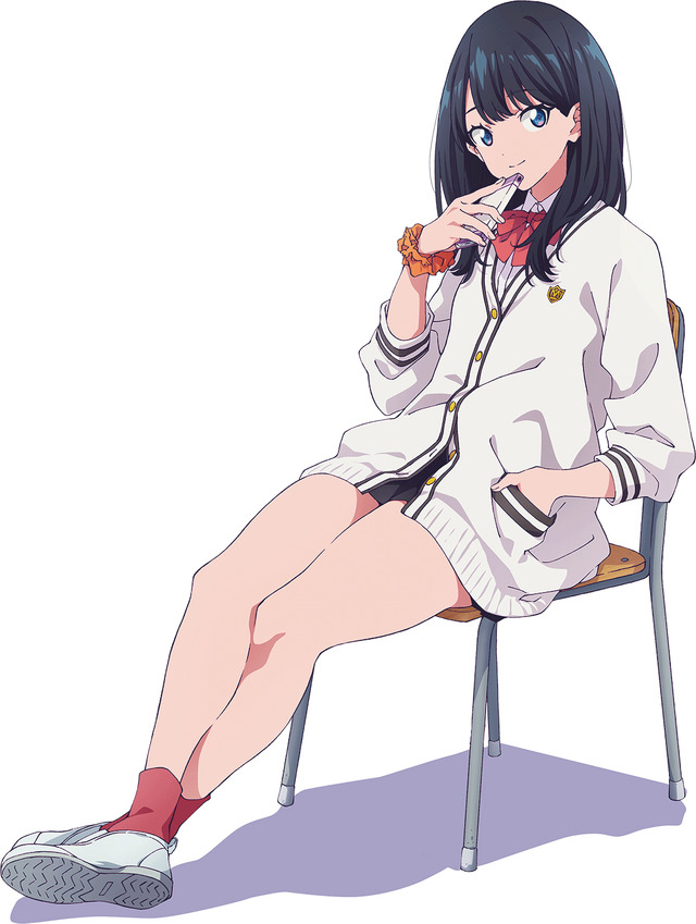 宝多六花　描きおろしイラスト（C）円谷プロ　（C）2018 TRIGGER・雨宮哲／「GRIDMAN」製作委員会