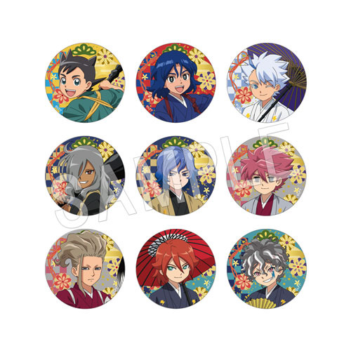 トレーディング缶バッジ vol.1(ランダムホロ入り) 全9種/ランダム販売 単品 500円＋税（C）LEVEL-5／FCイナズマイレブン・テレビ東京