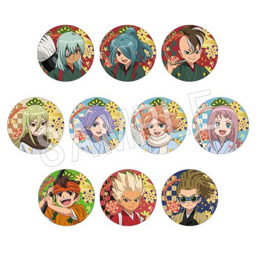 トレーディング缶バッジ vol.2（ランダムホロ入り） 全10種/ランダム販売 単品 500円＋税（C）LEVEL-5／FCイナズマイレブン・テレビ東京