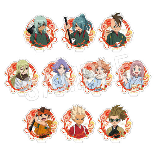 トレーディングアクリルスタンド vol.2 全10種/ランダム販売 単品 600円＋税（C）LEVEL-5／FCイナズマイレブン・テレビ東京