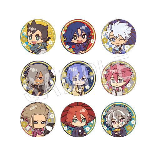 トレーディング缶バッジ デフォルメver.vol.1（ランダムホロ入り）全9種/ランダム販売 単品 400円＋税（C）LEVEL-5／FCイナズマイレブン・テレビ東京