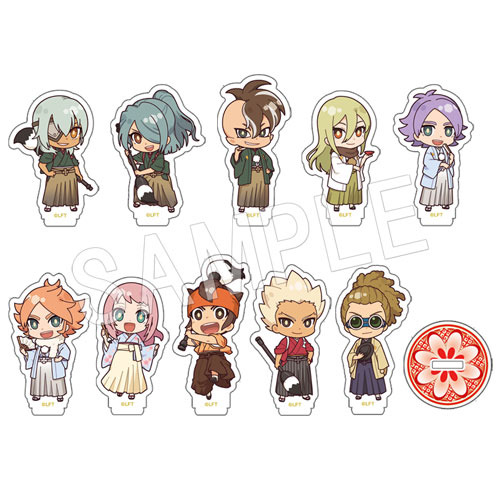 耐水シール デフォルメver. 全19種 各600円＋税 （C）LEVEL-5／FCイナズマイレブン・テレビ東京