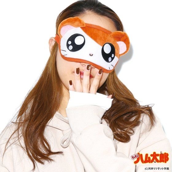 「とっとこハム太郎×gonoturn（ゴノタン）　アイマスク」2,420円（税込）（C）河井リツ子/小学館