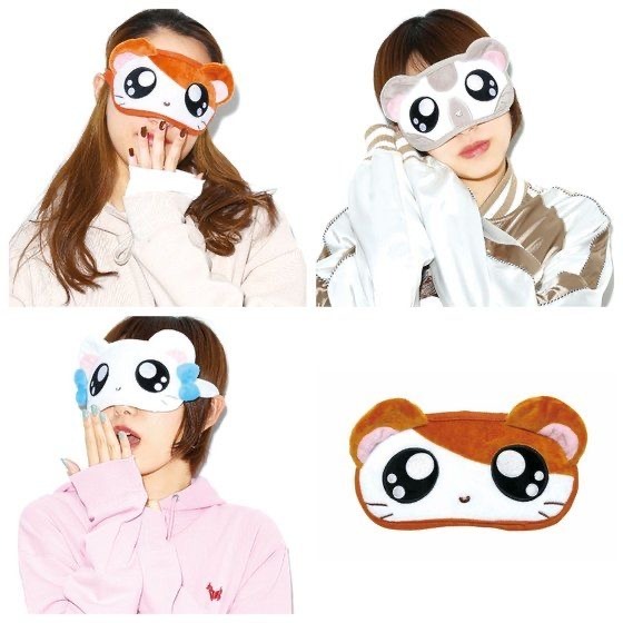 「とっとこハム太郎×gonoturn（ゴノタン）　アイマスク」2,420円（税込）（C）河井リツ子/小学館