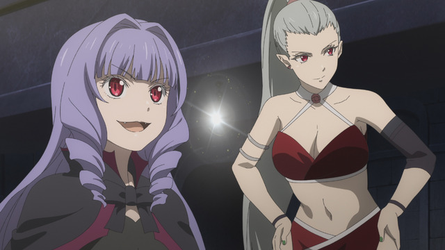 『旗揚！けものみち』第12話「勇者×魔王」先行カット（C）2019 暁なつめ／まったくモー助／夢唄／KADOKAWA／けものみち製作委員会