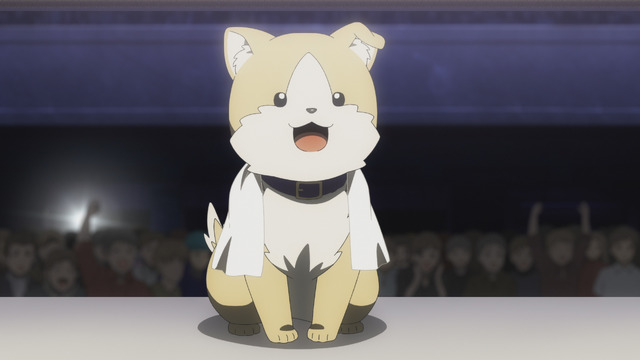 『旗揚！けものみち』第12話「勇者×魔王」先行カット（C）2019 暁なつめ／まったくモー助／夢唄／KADOKAWA／けものみち製作委員会