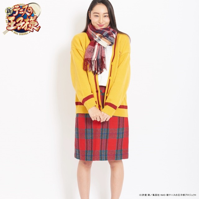 「新テニスの王子様×SPINNS　ビッグマフラー」3,520円（税込／送料・手数料別途）（C）許斐 剛/集英社・NAS・新テニスの王子様プロジェクト