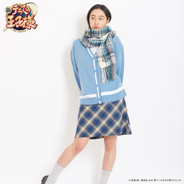 「新テニスの王子様×SPINNS　ビッグマフラー」3,520円（税込／送料・手数料別途）（C）許斐 剛/集英社・NAS・新テニスの王子様プロジェクト