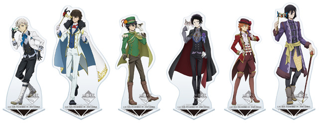 「一番くじ 文豪ストレイドッグス」G賞：アクリルスタンド　1回680円（税込）（C） 朝霧カフカ・春河35/ＫＡＤＯＫＡＷＡ/2019文豪ストレイドッグス製作委員会