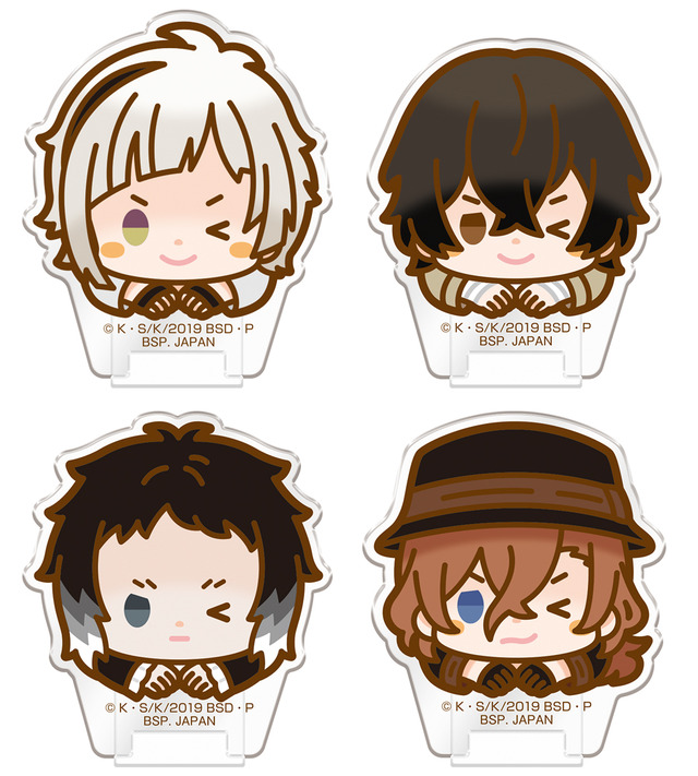 「一番くじ 文豪ストレイドッグス」F賞：ぱちっりんこ　1回680円（税込）（C） 朝霧カフカ・春河35/ＫＡＤＯＫＡＷＡ/2019文豪ストレイドッグス製作委員会