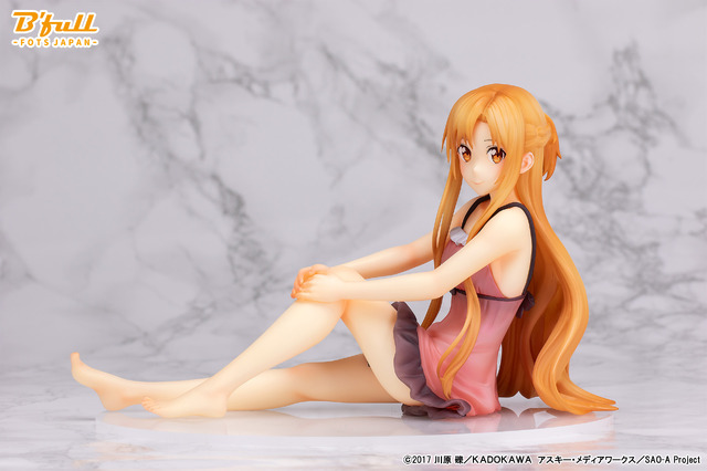 「ソードアート・オンライン「アスナ」ルームウェアver. 1/7スケール塗装済み完成品フィギュア」13,800円（税別）（C）2017 川原 礫／ＫＡＤＯＫＡＷＡ　アスキー・メディアワークス／SAO-A Project