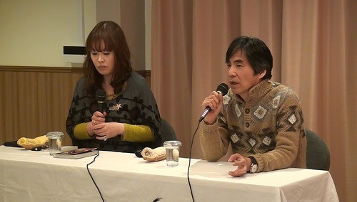 ののやまさき　さん（左）、中島かずき さん（右）