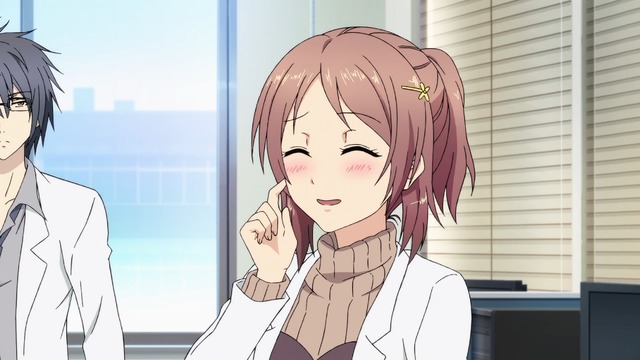 『理系が恋に落ちたので証明してみた。』第1話「理系が恋に落ちたので解析してみた。」先行カット（C）山本アリフレッド・COMICメテオ/アニメ「リケ恋」製作委員会（C）2019 山本アリフレッド / COMICメテオ