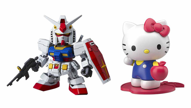 「2020年 愛と平和のガンダム&ハローキティプロジェクト」ハローキティ/RX-78-2ガンダム[SD EX-STANDARD] （C）創通・サンライズ（C）’76, ’19 SANRIO 著作(株)サンリオ