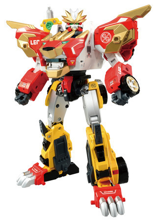 『トミカ絆合体 アースグランナー』玩具「アースグランナー　レオチータ」（C）ＴＯＭＹ／アースグランナー・テレビ大阪