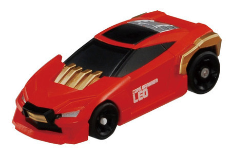 『トミカ絆合体 アースグランナー』玩具「コアグランナーレオトミカ」（C）ＴＯＭＹ／アースグランナー・テレビ大阪