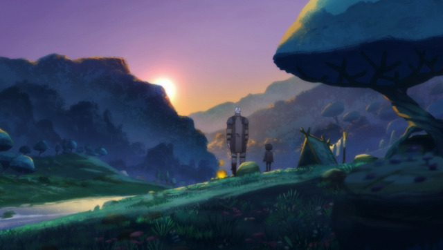 『ソマリと森の神様』第2話「くさびらと鬼の住処」先行カット（C）暮石ヤコ/NSP/ソマリと森の神様プロジェクト, mixer