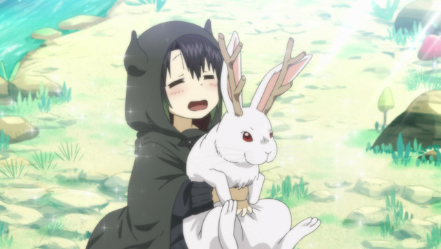 『ソマリと森の神様』第2話「くさびらと鬼の住処」先行カット（C）暮石ヤコ/NSP/ソマリと森の神様プロジェクト, mixer