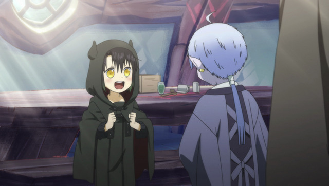 『ソマリと森の神様』第2話「くさびらと鬼の住処」先行カット（C）暮石ヤコ/NSP/ソマリと森の神様プロジェクト, mixer